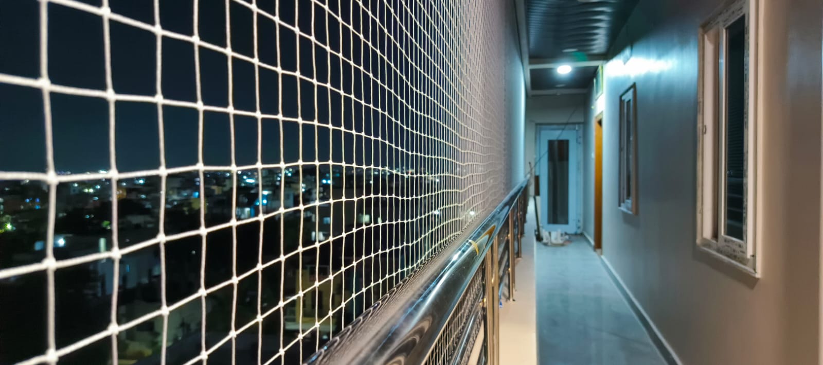 Balcony Safety Net Installation