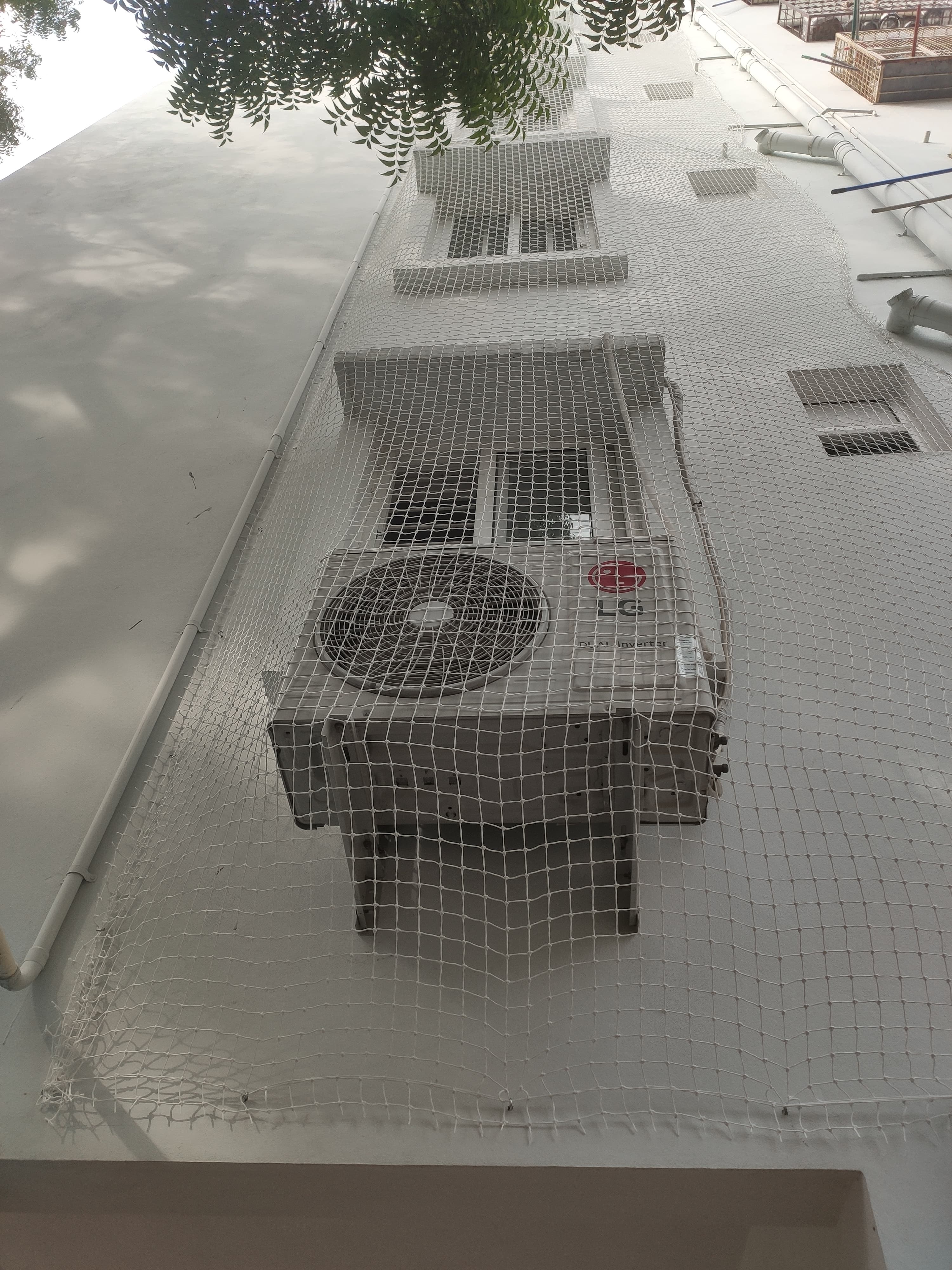 Balcony Safety Net Installation